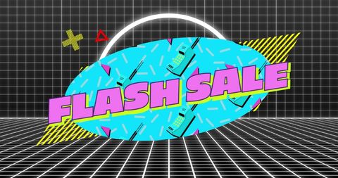 Vibrant Flash Sale Digital Interface Design - Download Free Stock Images Pikwizard.com