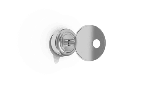 close up of silver metal key in transparent lock mechanism - Download Free Stock Videos Pikwizard.com