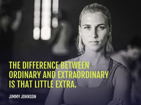 focused woman with motivational quote on determination and resilience - Download Free Stock Templates Pikwizard.com