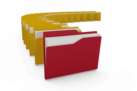 organized transparent folder array displaying red and yellow - Download Free Stock Videos Pikwizard.com