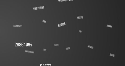 Dynamic Numbers Floating Over Dark Grey Background - Download Free Stock Images Pikwizard.com