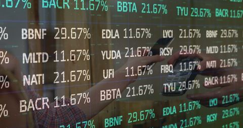 stock market overlay on digital payment concept - Download Free Stock Images Pikwizard.com