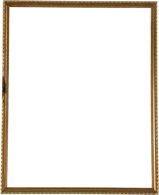 Transparent Gold Painted Picture Frame with Ornate Design - Download Free Stock Videos Pikwizard.com