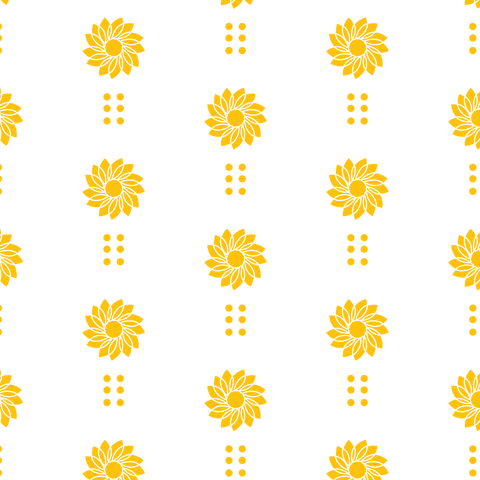 Seamless Yellow Flower Pattern on Transparent Vector Background - Download Free Stock Videos Pikwizard.com