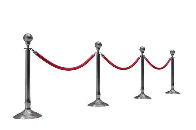 Transparent Background Red Rope Crowd Barrier for Elegant Event Control - Download Free Stock Videos Pikwizard.com