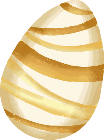 Luxury Golden Spherical Egg with Metallic Swirls Transparent - Download Free Stock Videos Pikwizard.com