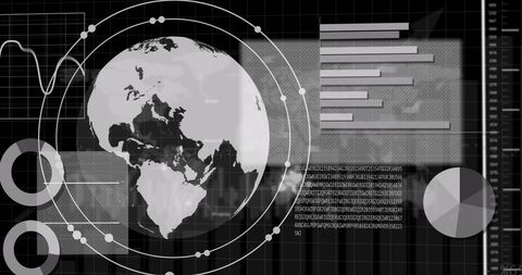 Global Financial Data Processing Technology Concept - Download Free Stock Images Pikwizard.com