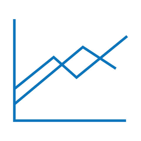 minimalistic transparent blue line graph icon for business analytics - Download Free Stock Videos Pikwizard.com