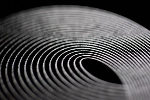 Spiral Design in Black and White