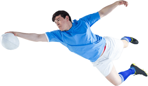 dynamic rugby player scoring try transparent background - Download Free Stock Videos Pikwizard.com