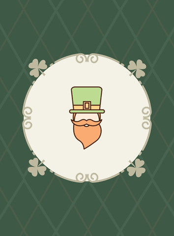 Transparent Leprechaun Illustration on Green Background for St. Patrick's Day - Download Free Stock Videos Pikwizard.com