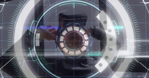 Futuristic Virtual Reality Interface with Technology Overlay - Download Free Stock Images Pikwizard.com