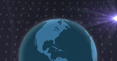 Digital Earth with Data Processing Interface Background - Download Free Stock Images Pikwizard.com