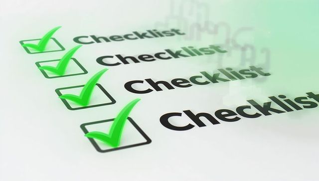 Checklist with green 3d checkmarks showing completed tasks on soft gradient background