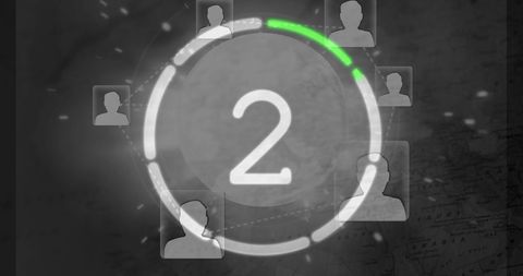 Digital Countdown Timer in Grey Background with Fade Effect - Download Free Stock Images Pikwizard.com