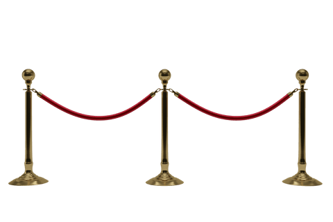 transparent red velvet rope barrier for events on clear background - Download Free Stock Videos Pikwizard.com