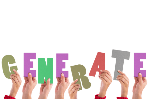 hands holding letters forming word generate on transparent background - Download Free Stock Videos Pikwizard.com