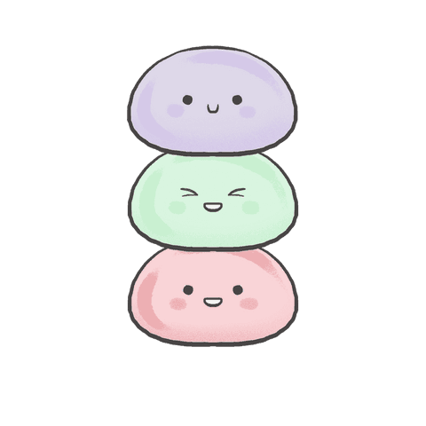 cute pastel blob characters stacked on transparent background - Download Free Stock Videos Pikwizard.com