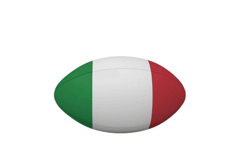 Transparent Rugby Ball Italian Flag Design - Download Free Stock Videos Pikwizard.com