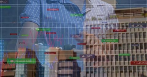 Business Team Analyzing Digital Analytics in Modern Office