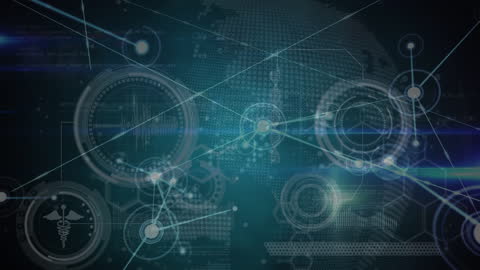 Futuristic Digital Network with Virtual Global Connections