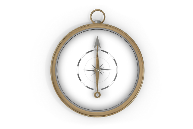 Round Compass With Arrow on Transparent Background for Navigation and Direction - Download Free Stock Videos Pikwizard.com