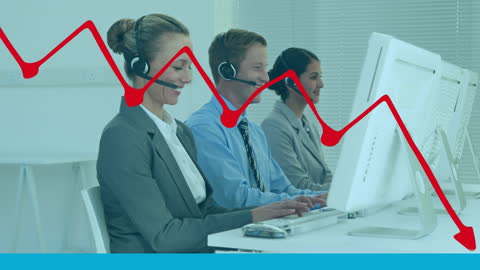 Customer Support Team Monitoring Business Analytics