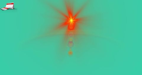 Radiant Glow Against Teal Backdrop with Blurred Beacons - Download Free Stock Images Pikwizard.com