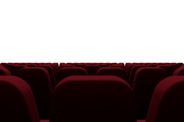 Transparent Auditorium Empty Red Chairs Background View - Download Free Stock Videos Pikwizard.com