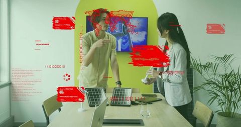 Asian professionals innovating with solar and wind energy models