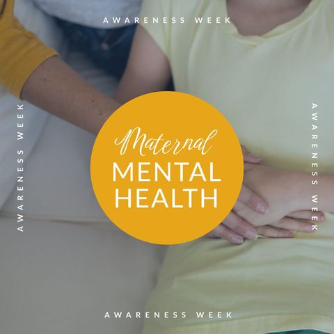 Maternal Mental Health Awareness Concept Hier Focused Light Style - Download Free Stock Templates Pikwizard.com