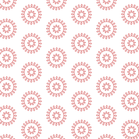 red flower circles pattern on transparent background - Download Free Stock Videos Pikwizard.com