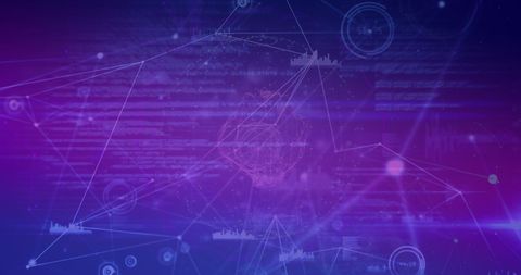 Abstract Digital Network Data Visualization - Download Free Stock Images Pikwizard.com