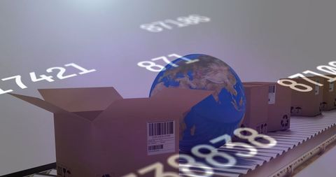 Global delivery system concept with floating numbers