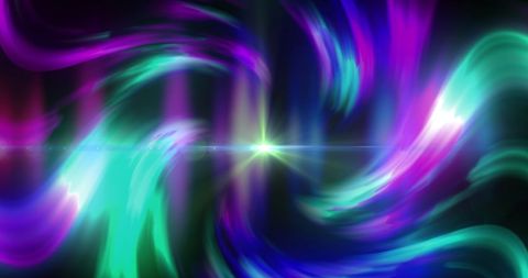 Swirling Multicolored Light Swirls on Black Background - Download Free Stock Images Pikwizard.com