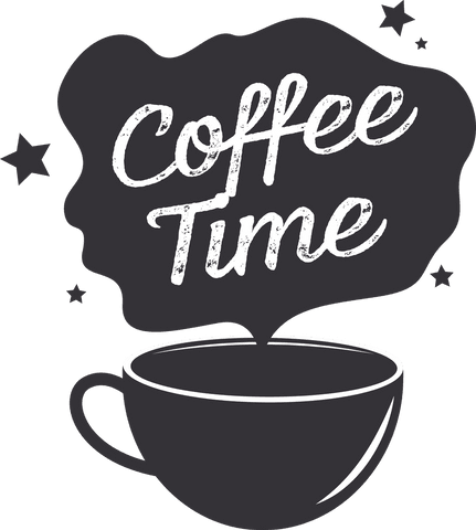 coffee time illustration with cup on transparent background - Download Free Stock Videos Pikwizard.com
