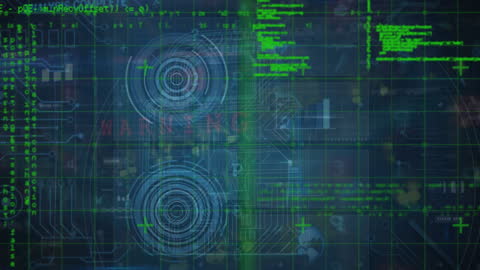 Digital Data Processing Cyber Attack Interface Concept