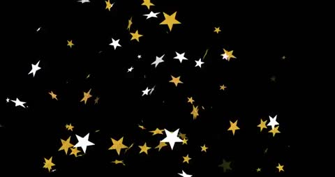 Mesmerizing Star Confetti Vortex Spiral Animation