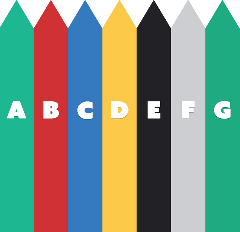 bright alphabet letters on colorful inviting vector banner - Download Free Stock Videos Pikwizard.com