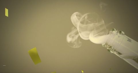 Golden Confetti and Bubbling Champagne Celebration - Download Free Stock Images Pikwizard.com
