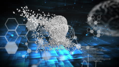 Abstract Brain Data Processing in Digital Interface Concept