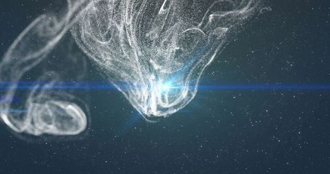 Abstract Cosmic Energy Wave with Light Burst - Download Free Stock Images Pikwizard.com