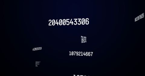 Dynamic Data Streams and Changing Numeric Codes - Download Free Stock Images Pikwizard.com
