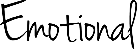 Emotive handwritten text on transparent background illustration