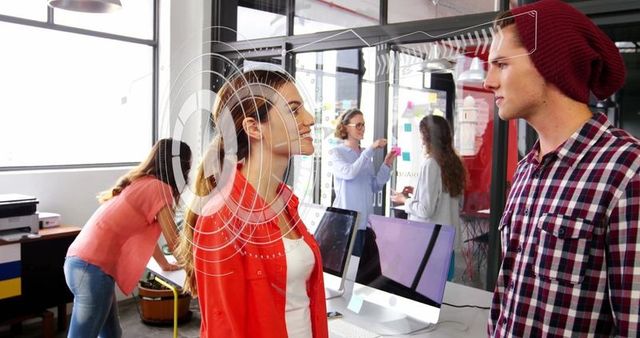 Innovative Team Collaboration in Open-Plan Office Environment