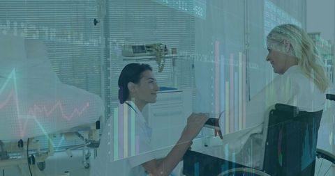 Nurse Providing Compassionate Care to Wheelchair-Bound Patient