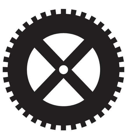 Black Cog Wheel on Transparent Background Digital Illustration - Download Free Stock Videos Pikwizard.com