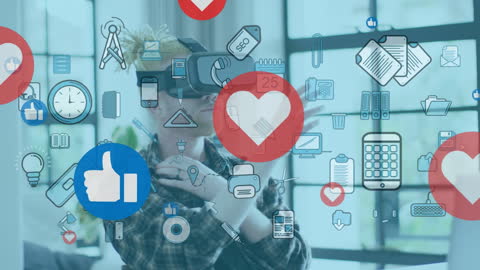 Innovative Virtual Reality Interaction in Modern Workspace