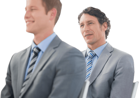 Smiling Caucasian Businessmen on Transparent Background - Download Free Stock Videos Pikwizard.com