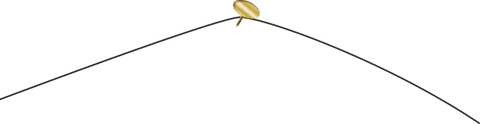 Gold Thumbtack with Dark Cords on Transparent Background - Download Free Stock Videos Pikwizard.com